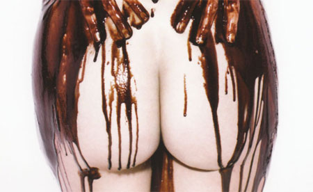 Heidi Klum Chocolate Covered Nipple of the Day