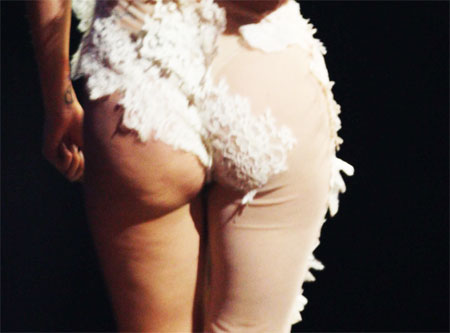 Lady Gaga's Sloppy Cellulite Ass and Thick Pussy of the Day