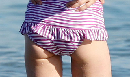Julie Bowen's Weird Ass in a Weird Bikini of the Day