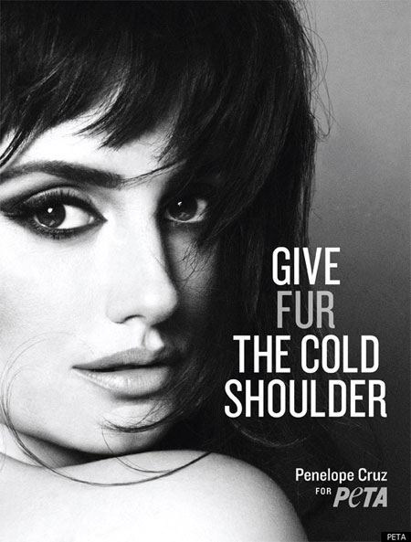 Penelope Cruz really fucked us on this PETA campaign she's supposed to get