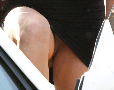 Miley Cyrus Upskirt with Possible Pussy Flash of the Day